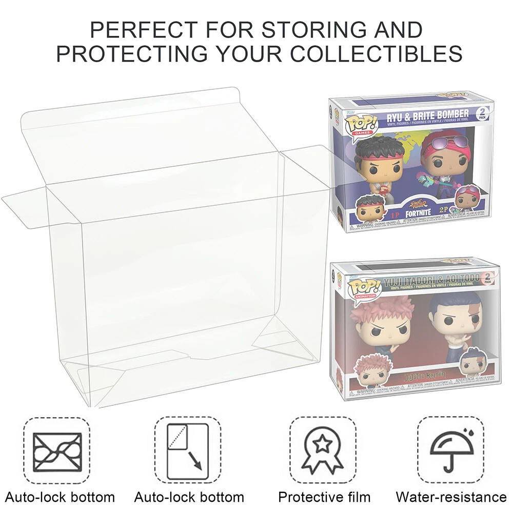 Pop Protector Display Case For Funko Pop Pack Boxes Vinyl Figures Collectibles
