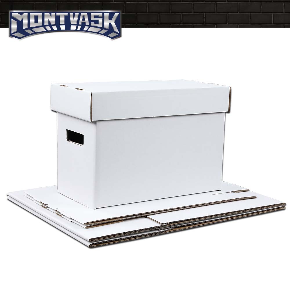 Comic Book Storage Boxes Short Holds 150-175 Stackable Archival Cardboard 3PCS