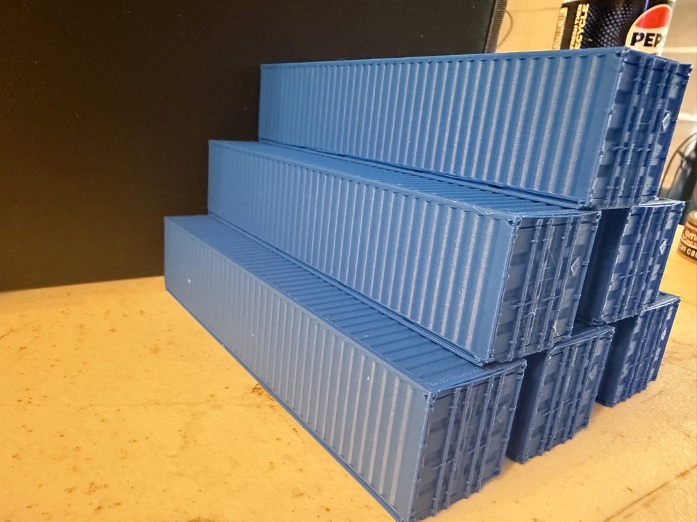 6 Ho Scale 40 Ft Shipping Container
