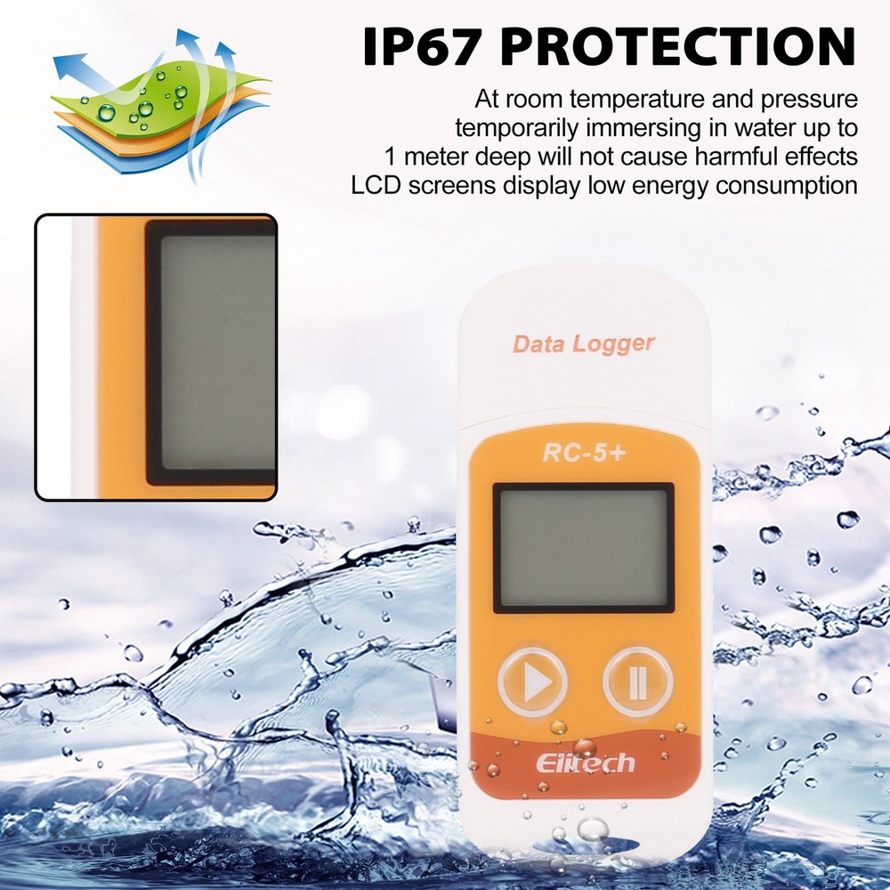 RC-5+ PDF USB Temperature Data Logger Reusable Recorder 320002886