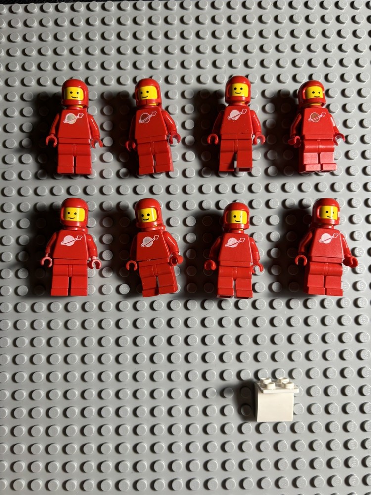 LEGO Classic Space Red Minifigure Sp005 x1 READ DESCRIPTION!!!