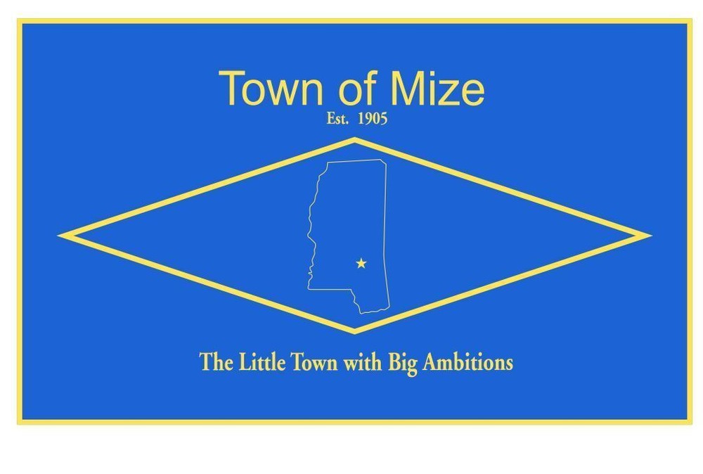 Mize Mississippi Flag Sticker Decal