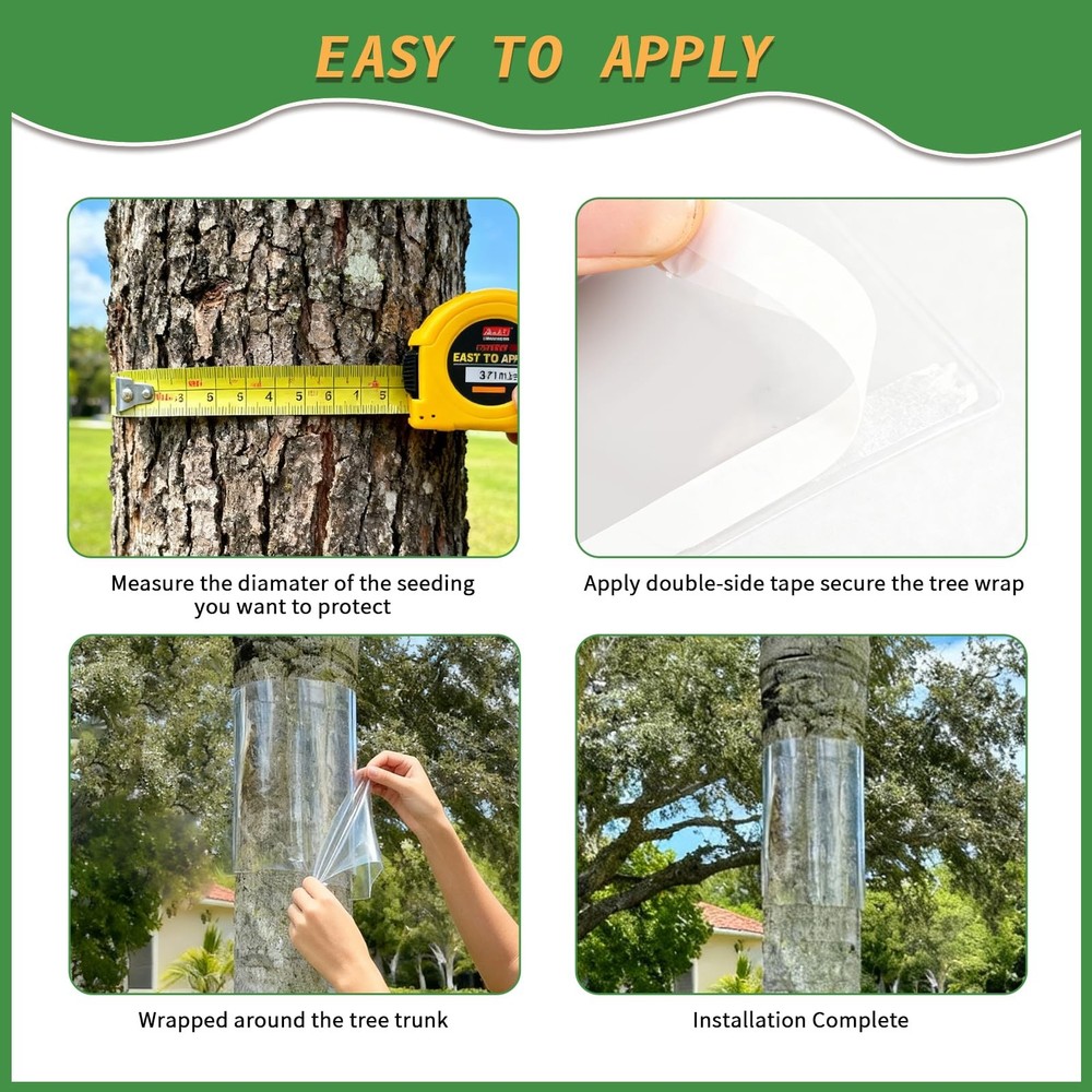 Iguana Tree Wrap Tree Trunk Protector Guard for Iguana Prevention Climbing Tr...