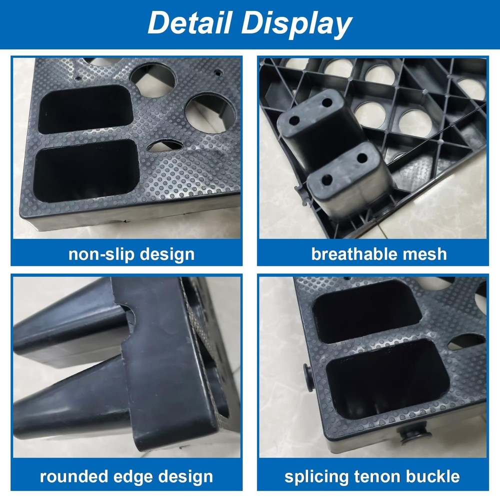 Plastic Pallets, Lightweight Moisture-Proof Floor Pallet, Interlocking with B...