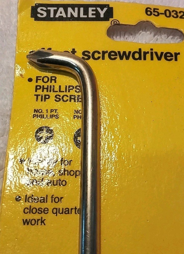 65-032 STANLEY OFFSET SCREWDRIVER "1983 VINTAGE " USA 🇺🇸