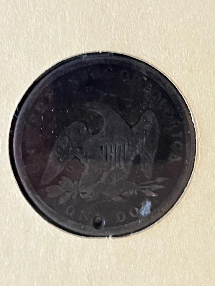 1863 Seated Dollar