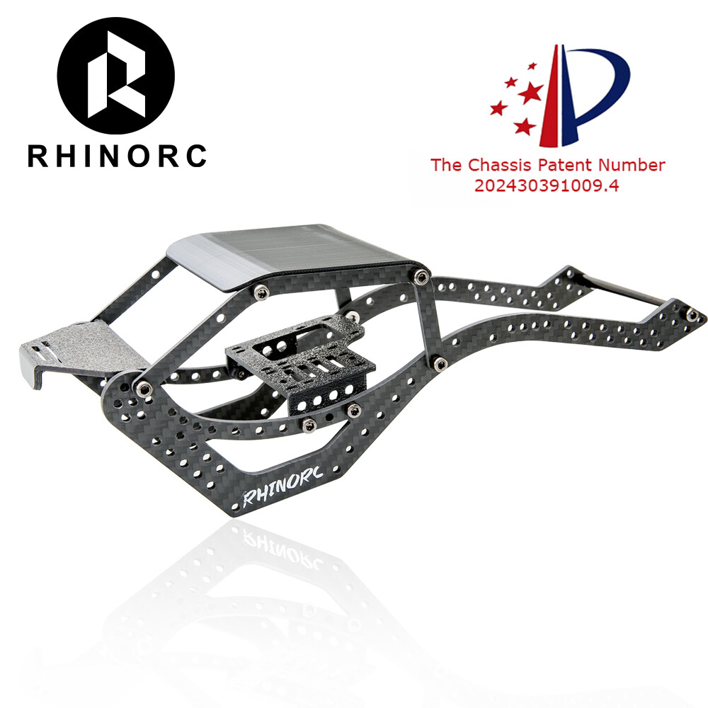 RhinoRC W1 Chassis 317mm 1/10 Shafty Cralwer Rig RC Full Kit With Axles Gear Box