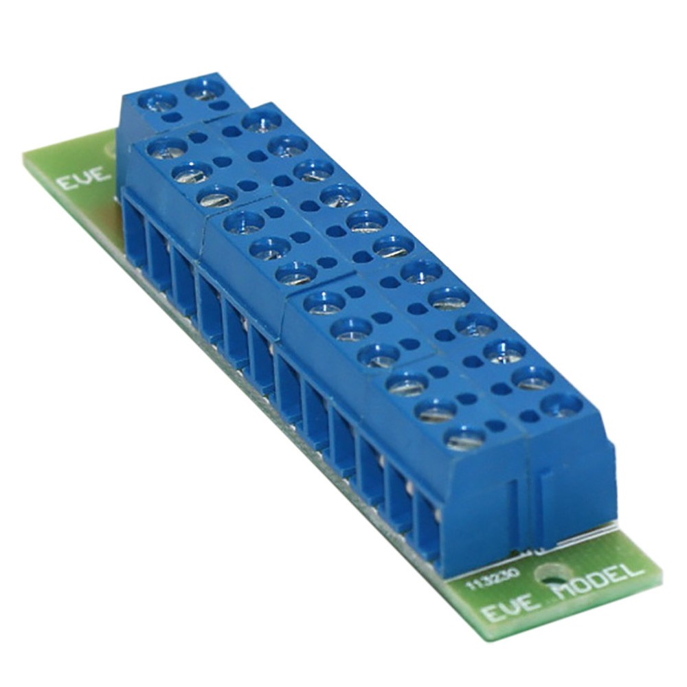 1 Set Power Distribution Board 2 Inputs 24 Outputs for DC AC Voltage PCB002