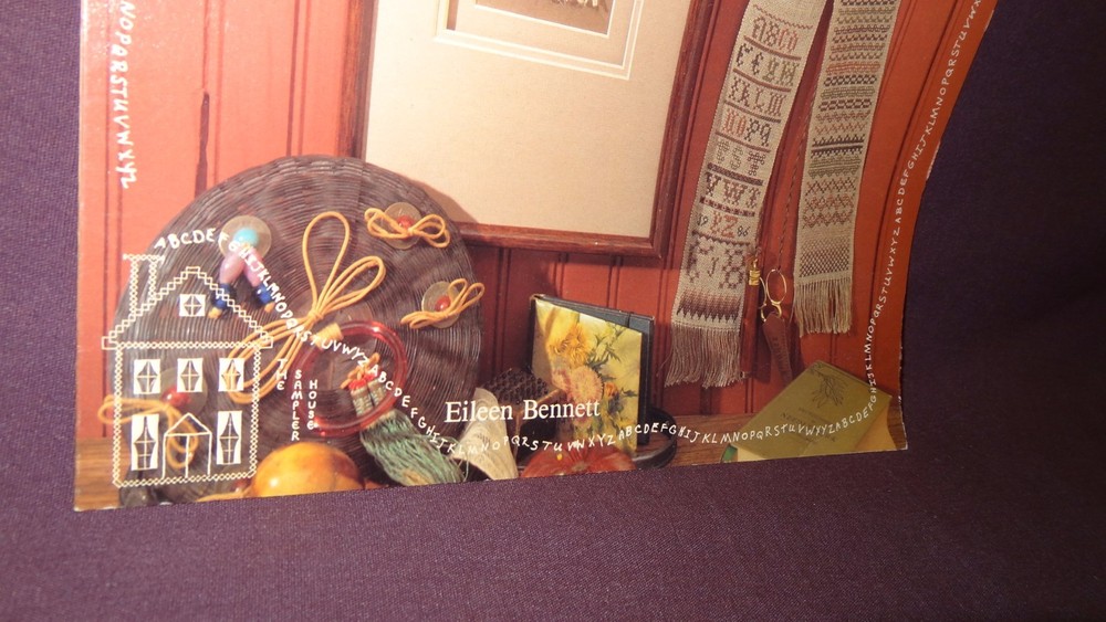 "17th Century Bookmark - Chatelaine" Needlework Pattern Sampler ABC Leaflet 1986