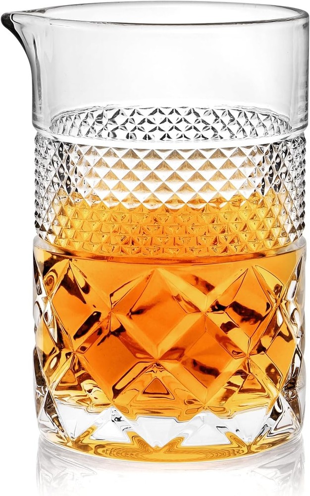 Cotail Mixing Glass, Crystal Pitcher Thi Base Design Bartending