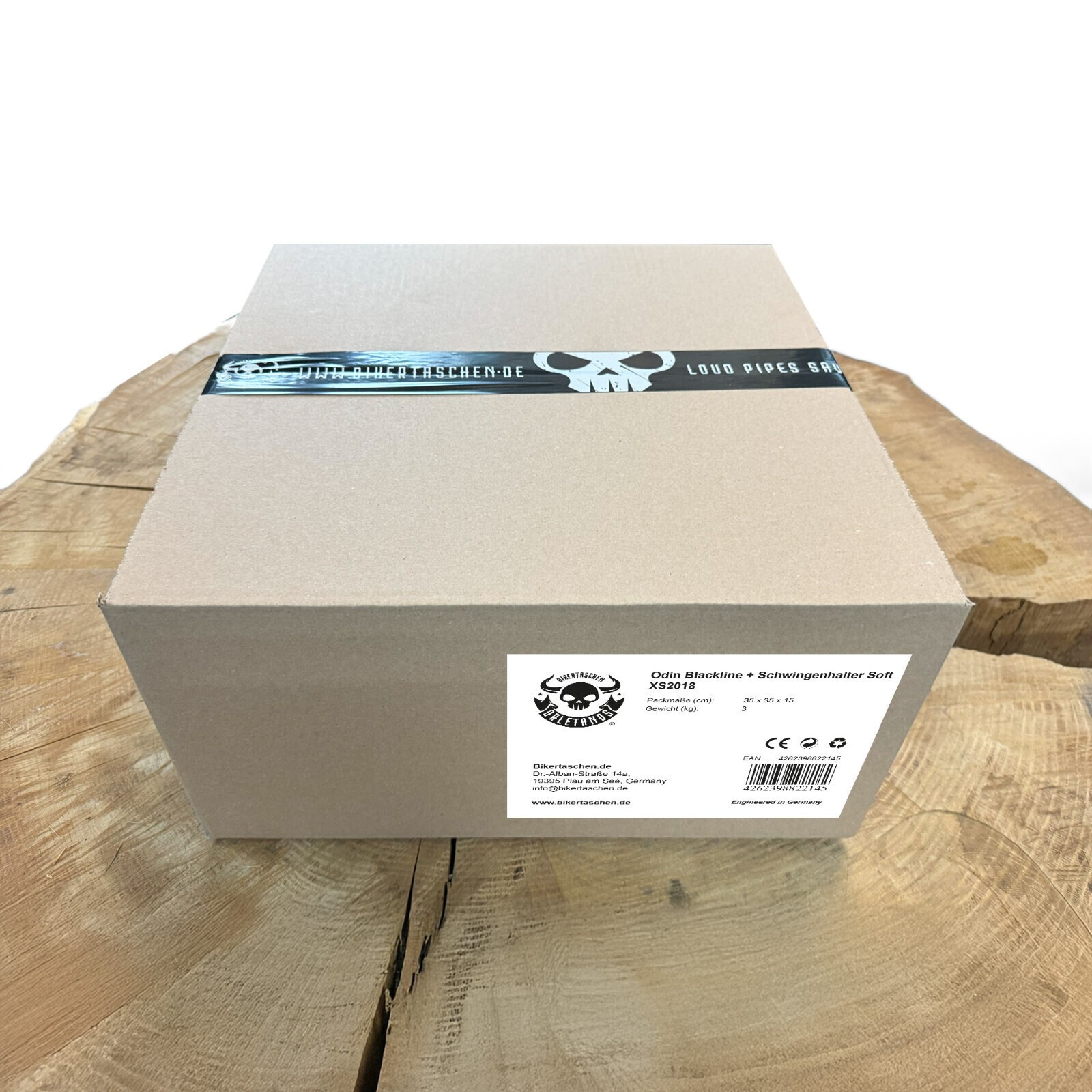 Swing Bag Odin Blackline + Soft XS 2018 Holder Compatible With Harley Davidson