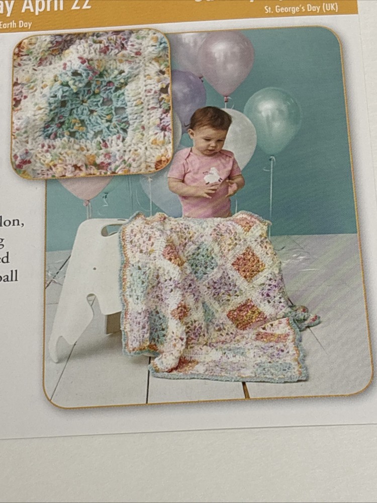 Dotty Blocks Blanket Crochet Pattern Card Page