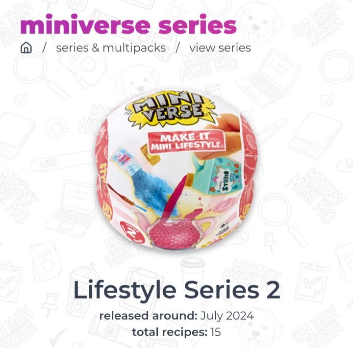 Miniverse Make It Mini Lifestyle Series 2 ** YOU PICK ** New OPEN And Unopened