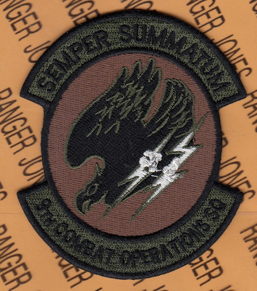 USAF Air Force 9th Combat Operations Sq COS ~4" OCP No HOOK patch c/e