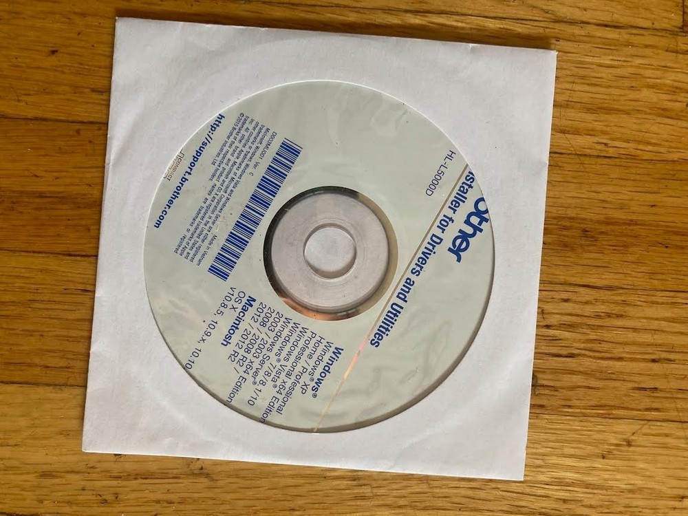 Genuine Brother HL-L500D Setup Installation CD ROM Software CD Driver Disk