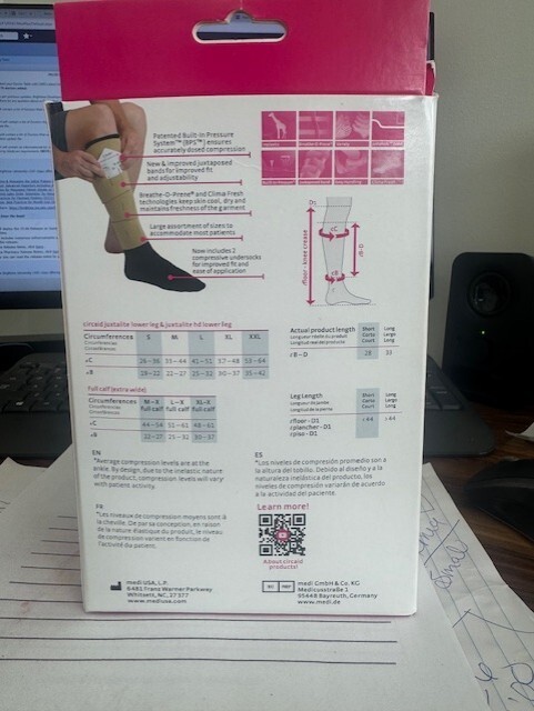 Circaid Juxtalite Compression Lower Leg wrap Long Medium 33cm