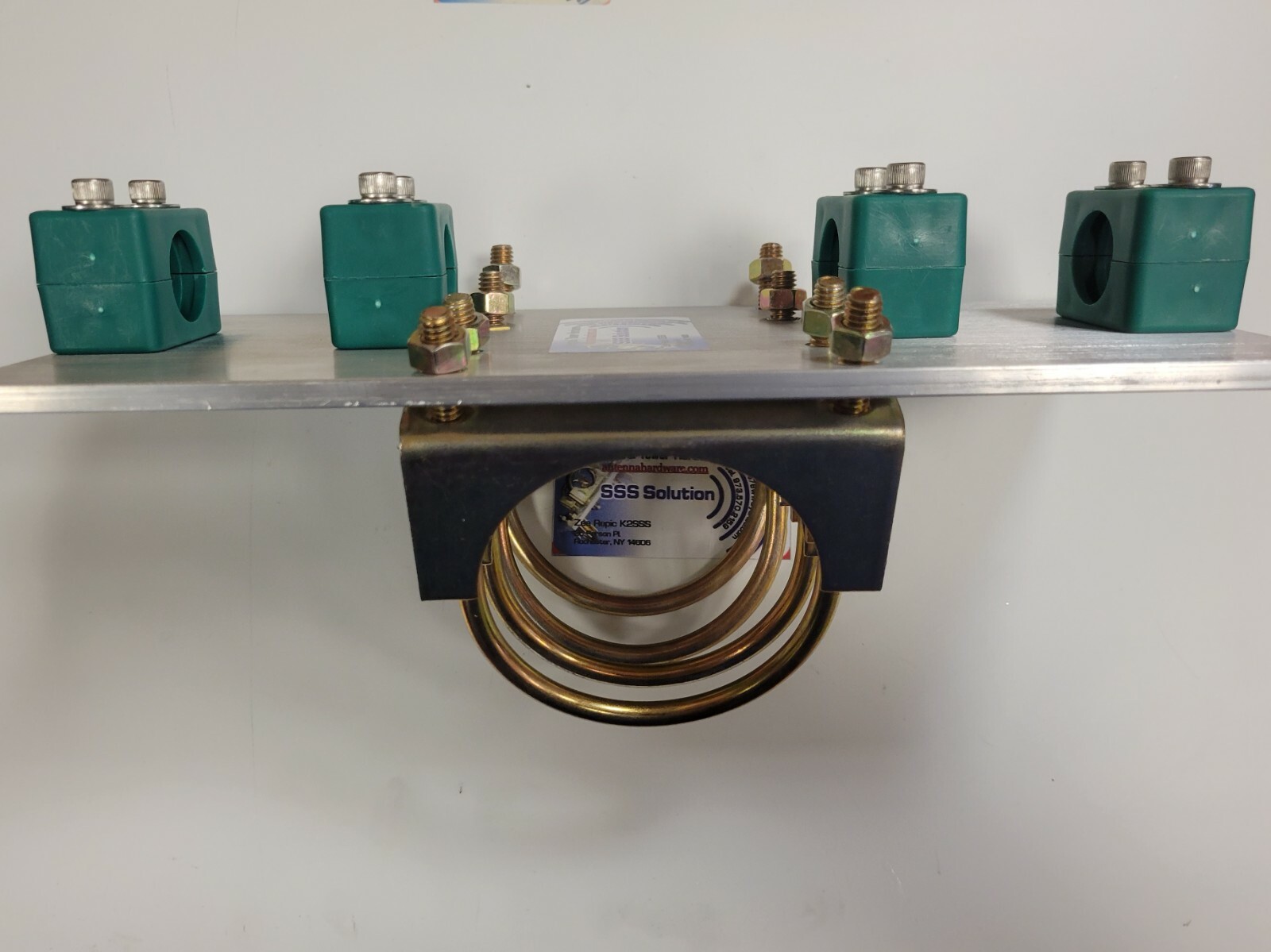 6"x12" Dipole-Driven Element Al.Antenna Plate 5/8" Driver Element. to 3" Boom