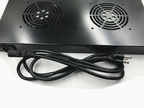 1U Rack Mount Digital Temperature Control Unit – Server Cooling Fan System 110V