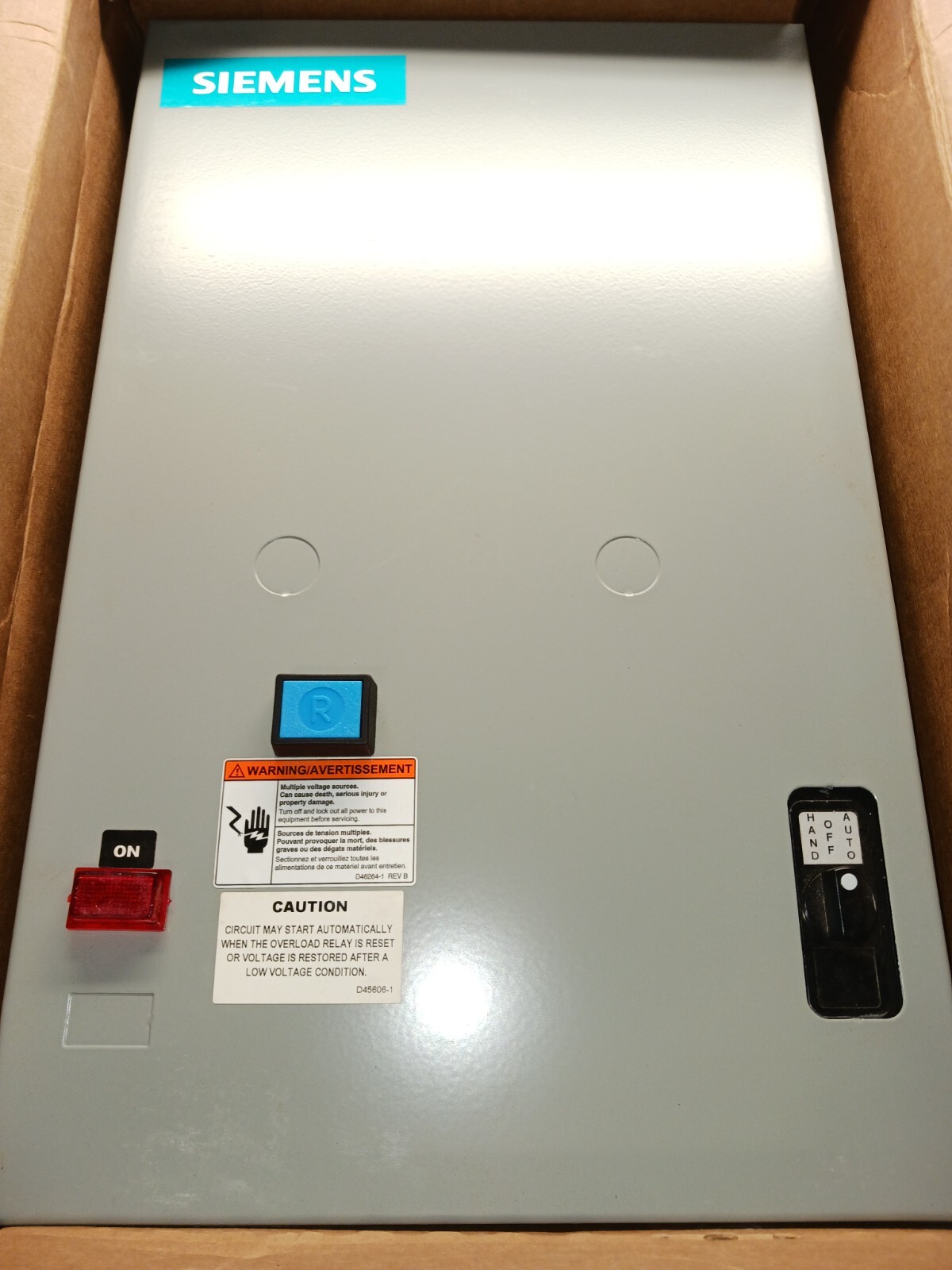 NEW SIEMENS SIZE 0 ENCLOSED MOTOR STARTER COIL 24 VAC 14CU+32* 14CUC32BJ