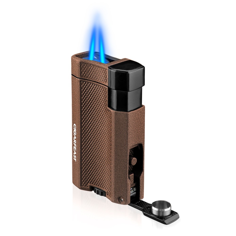 Torch Lighter Butane Refillable Dual Jet Flame Adjustable Windproof Lighter Gift