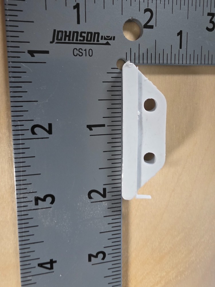Silverline casement window keeper WHITE sold by the each E