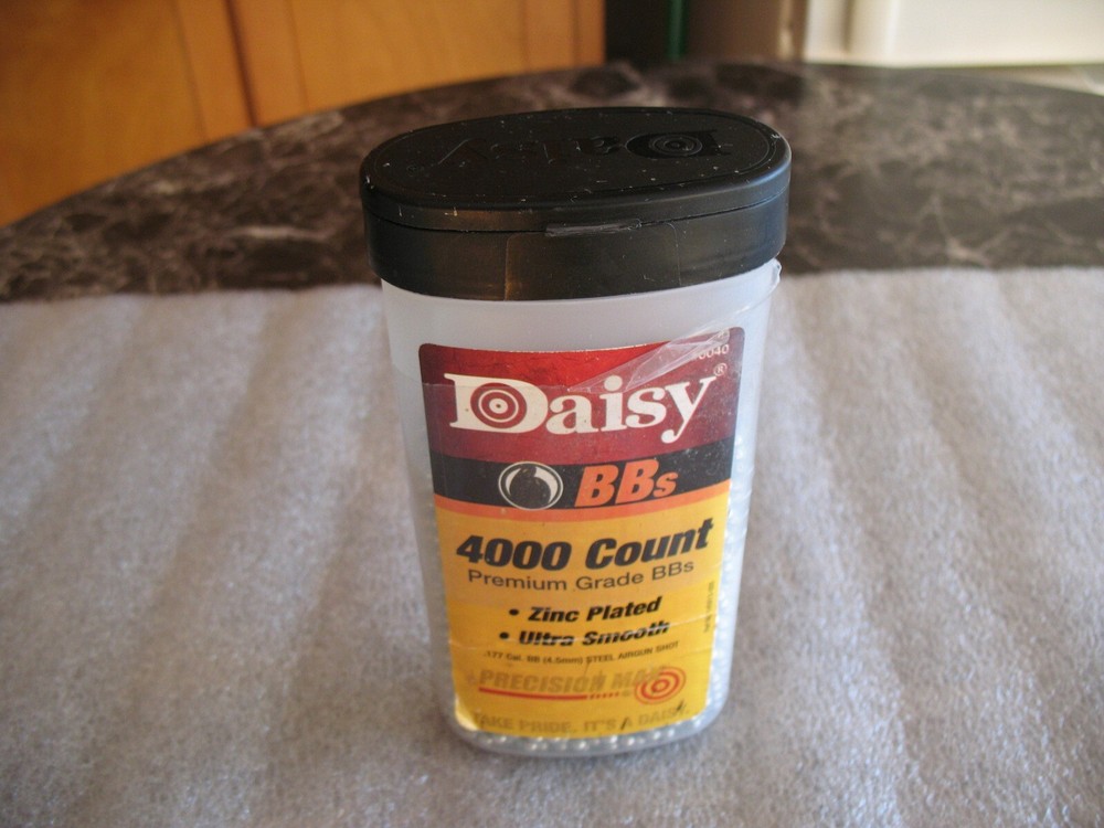 DAISY BBs, Zinc Plated, Ultra Smooth, #0040, Partial Container