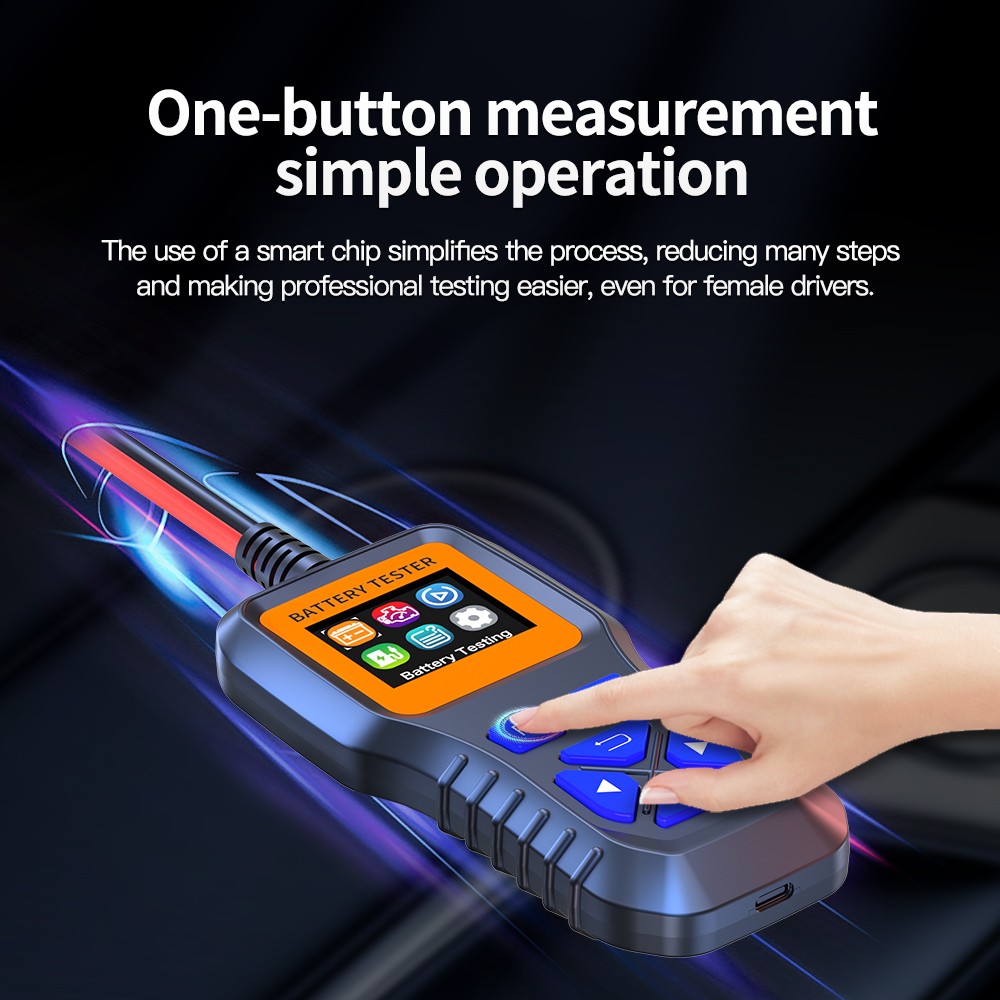 K1S Battery Analyzer 0 30V Precise Detection Multi Language For Auto Repair NEW