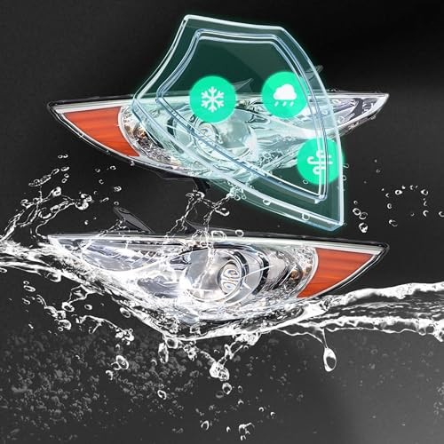 Driver Side and Passenger Side Headlights Assembly Halogen Replacement for