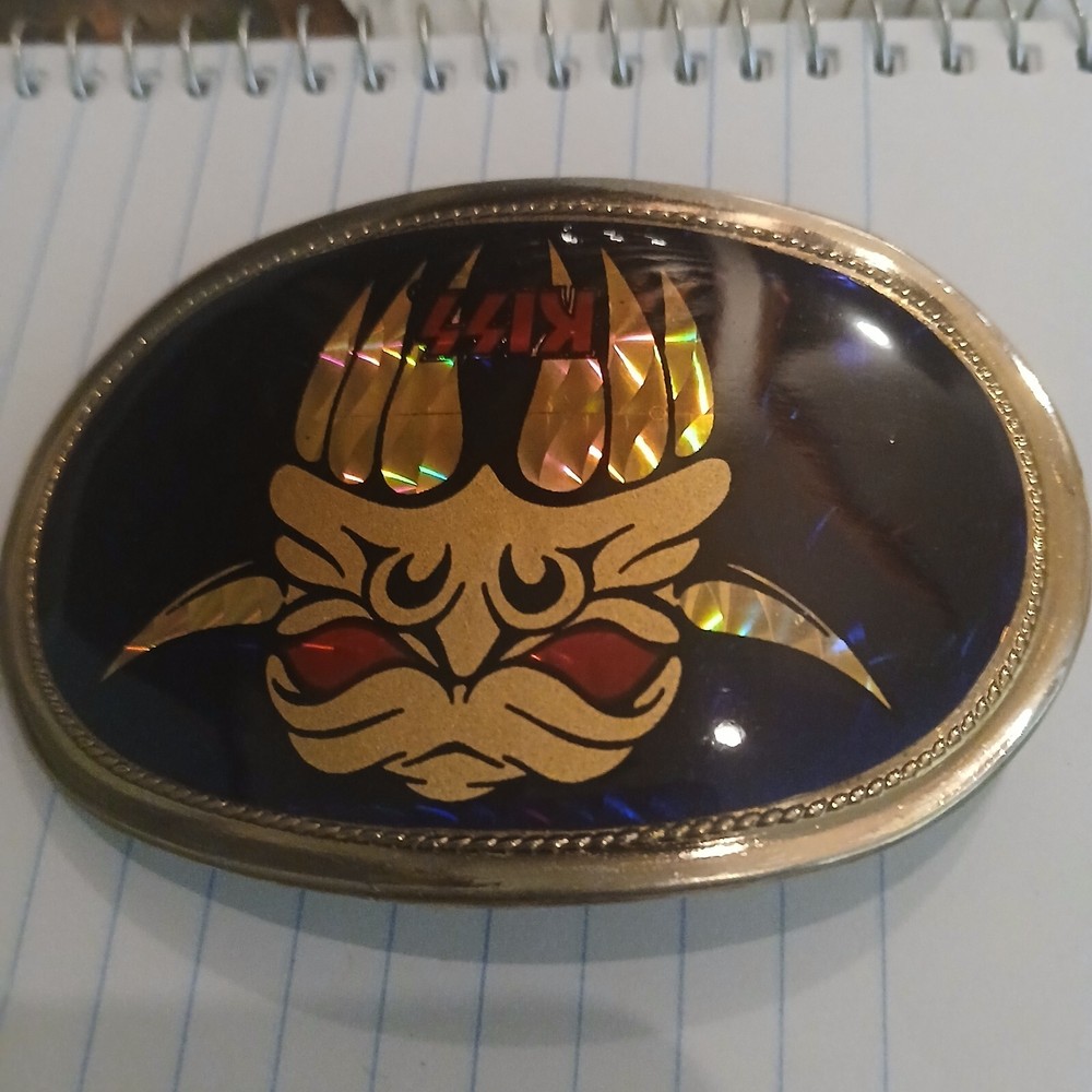 VINTAGE 1978 PACIFICA BELT BUCKLE KISS DEMON BOOT AUCION NM+ RARE