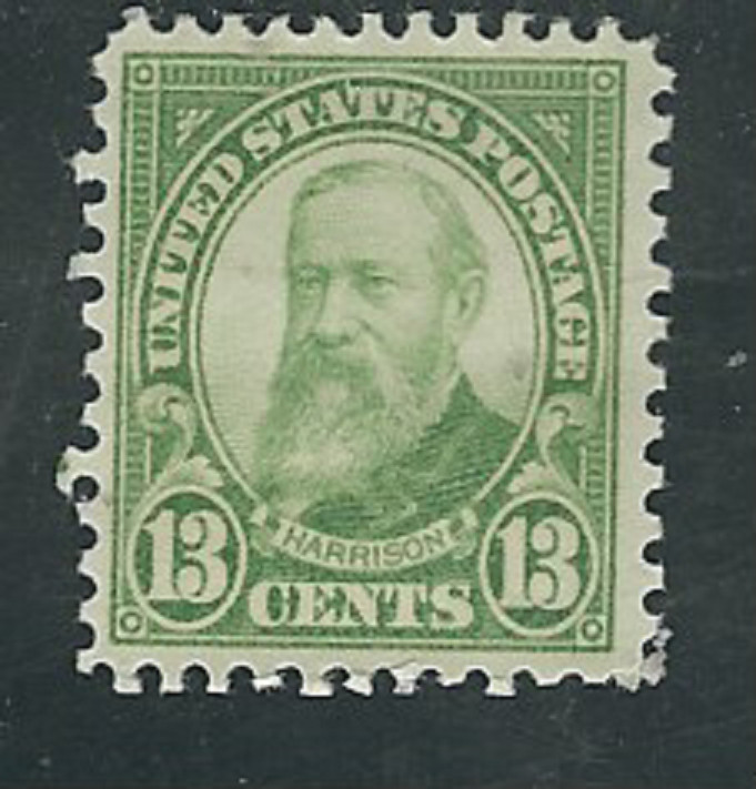 #622...13 Cent...Harrison...Mint Never Hinged