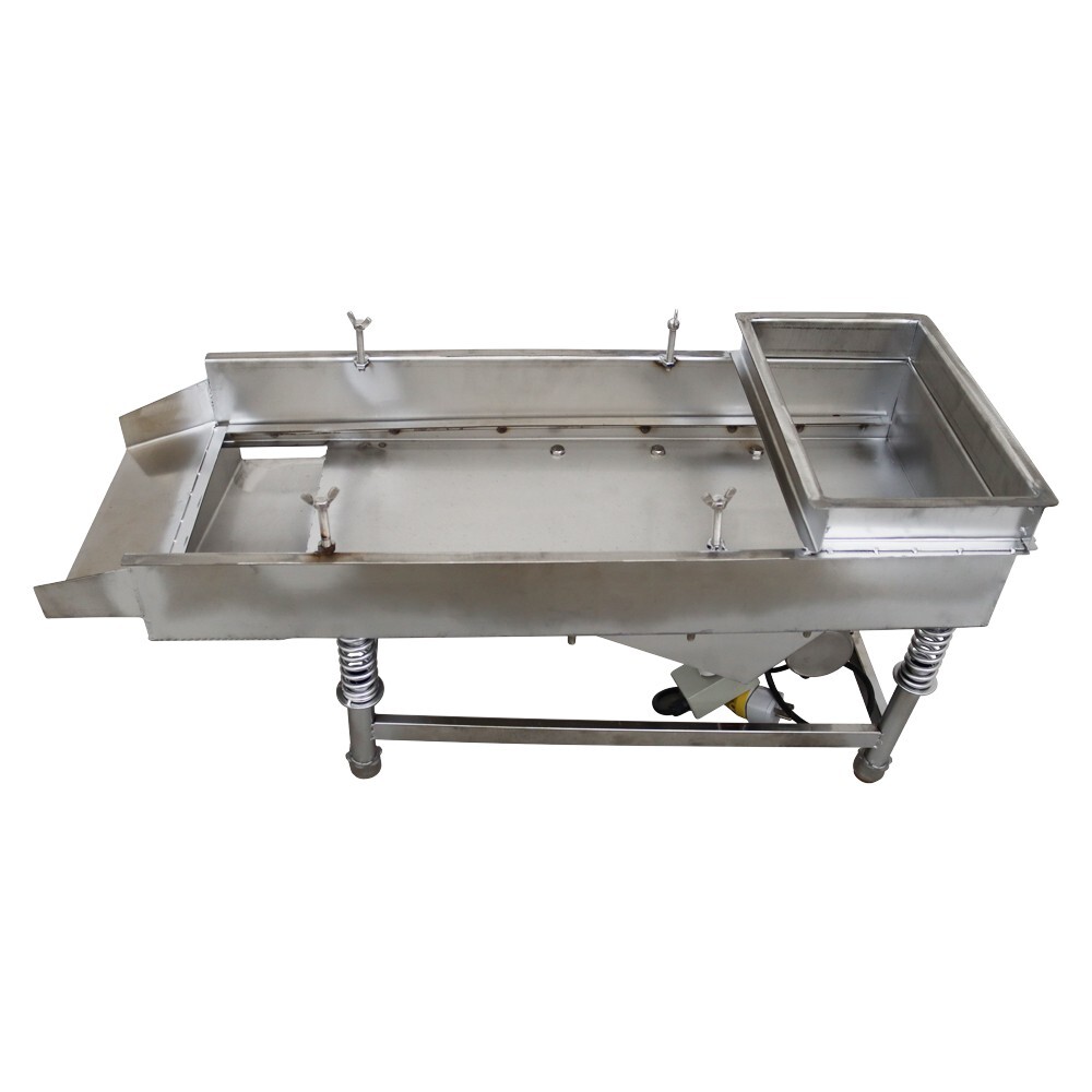 Easy Operation 15mmSieve Electric Linear Vibrating Screen One Layer JG30-75 110V