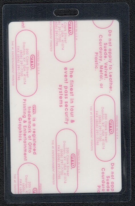 Magneto Backstage Pass - 1993 - 1994 - Laminated Pass