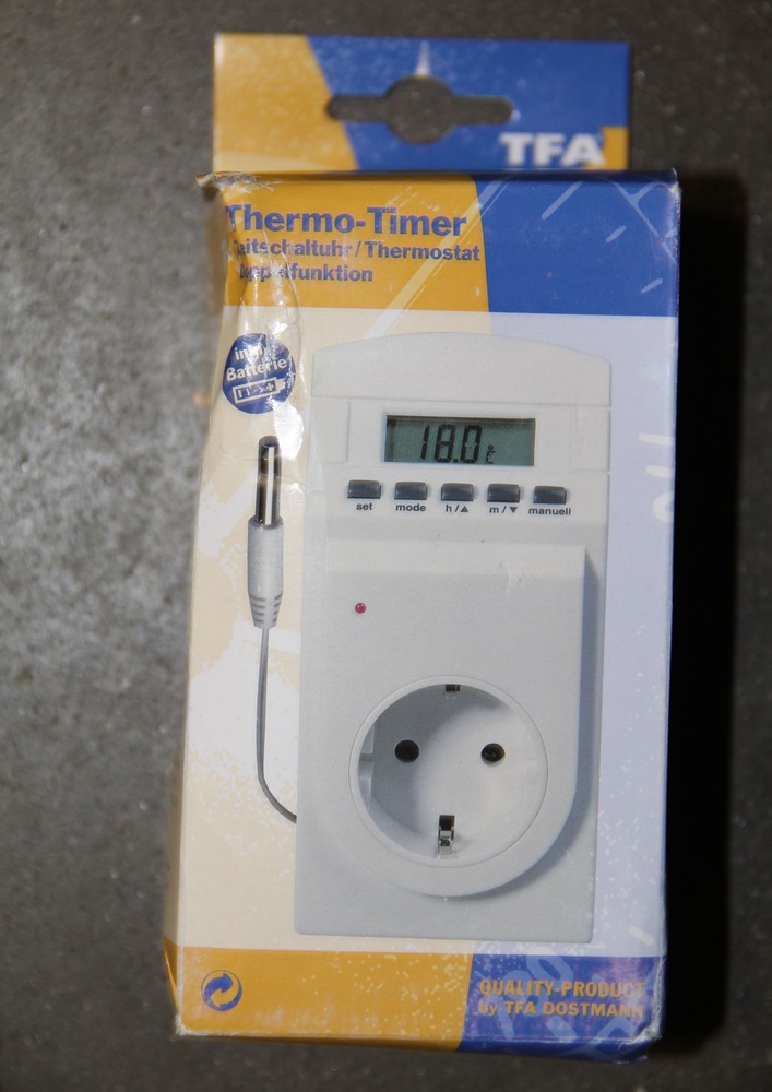 TFA Thermo-timer thermostat - new