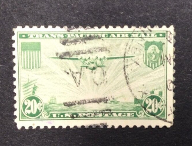 US Scott #C21 Trans-Pacific Issue 20 Cent Used