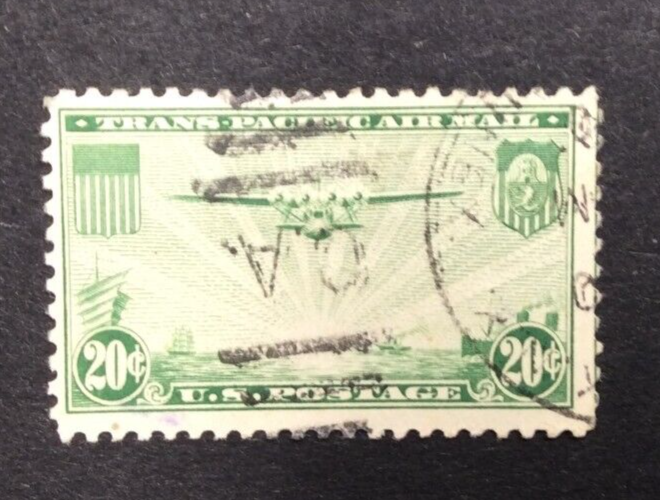 US Scott #C21 Trans-Pacific Issue 20 Cent Used