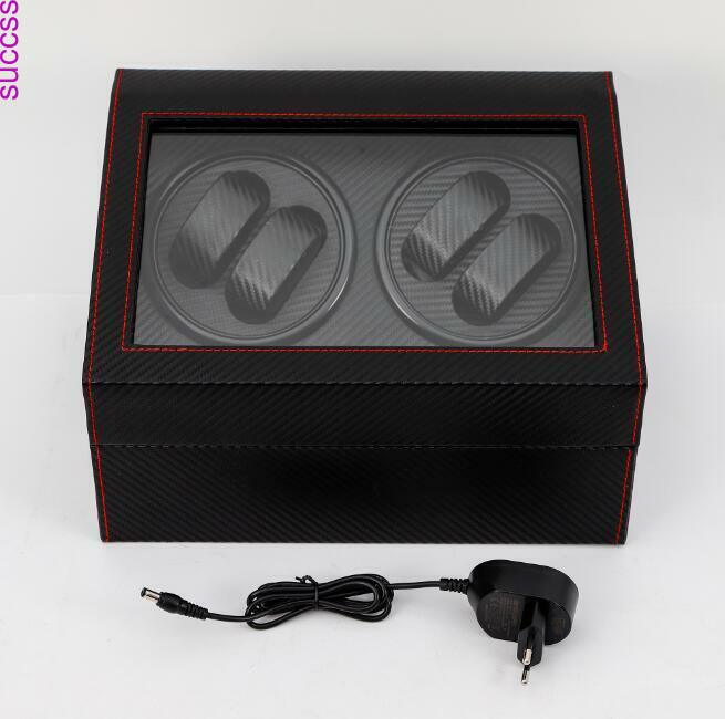 4+6 Automatic Rotation Watch Winder Box Storage Case Self Winding Display Box
