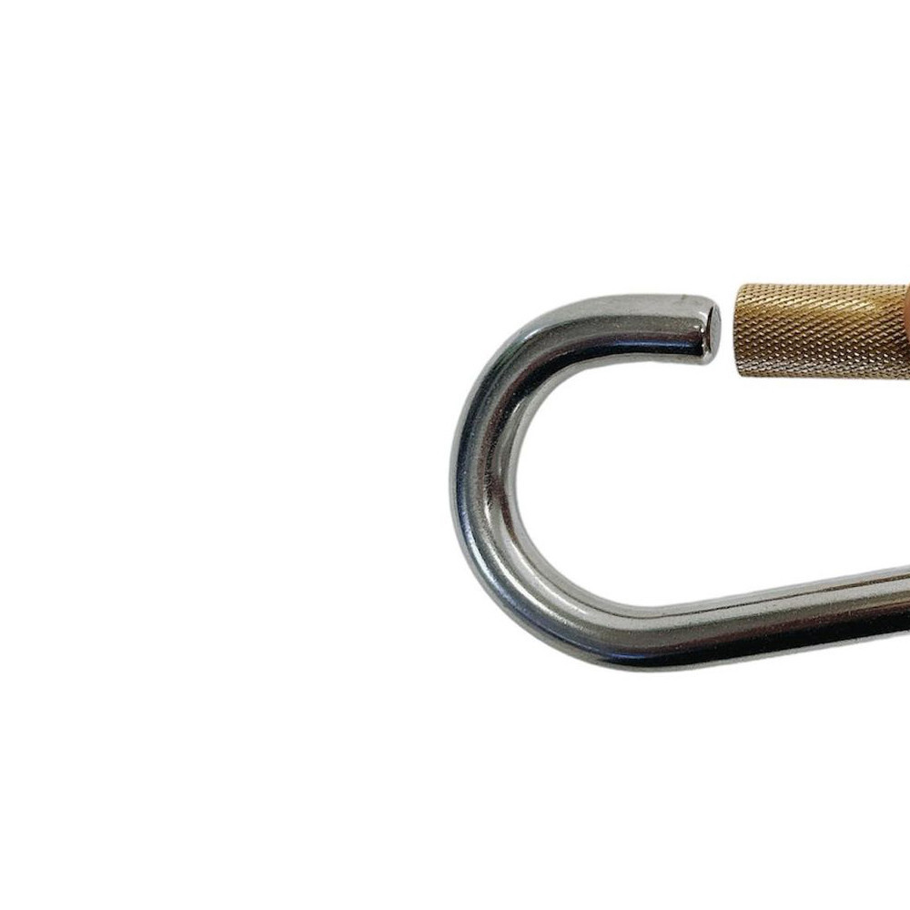 3/8" T304 Stainless Steel Quick Link Spring Loaded Lock,Copper Spring Gate 4 PCS