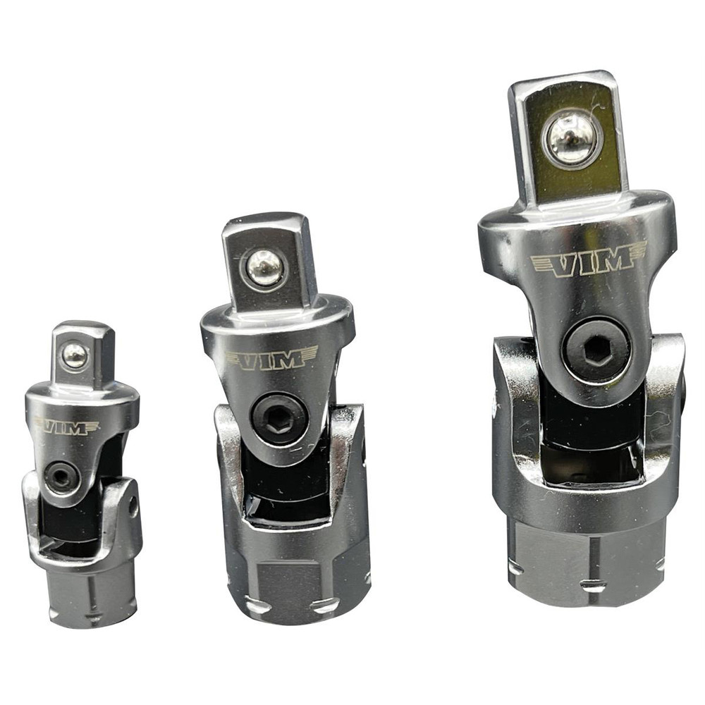 VIM Tools 3 Piece Firm Flex Dual Drive UJ Adapter Set