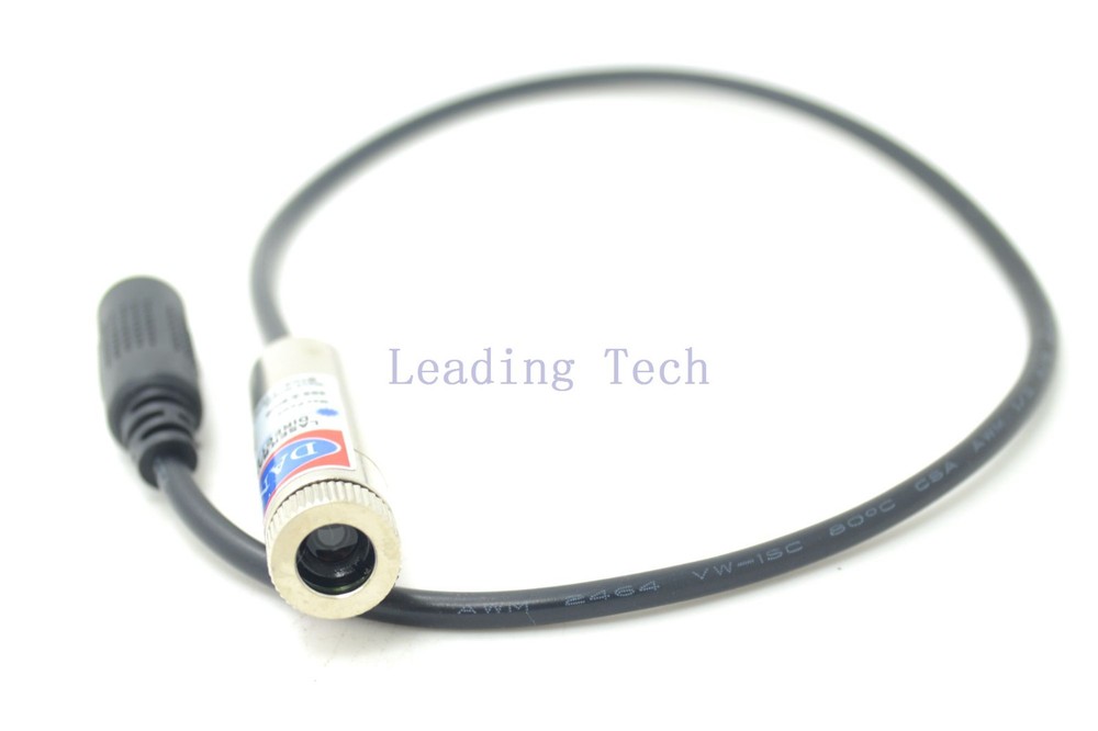 405nm Violet Blue Laser Module Dot Diode Focusable 100mW with AC EU Adapter