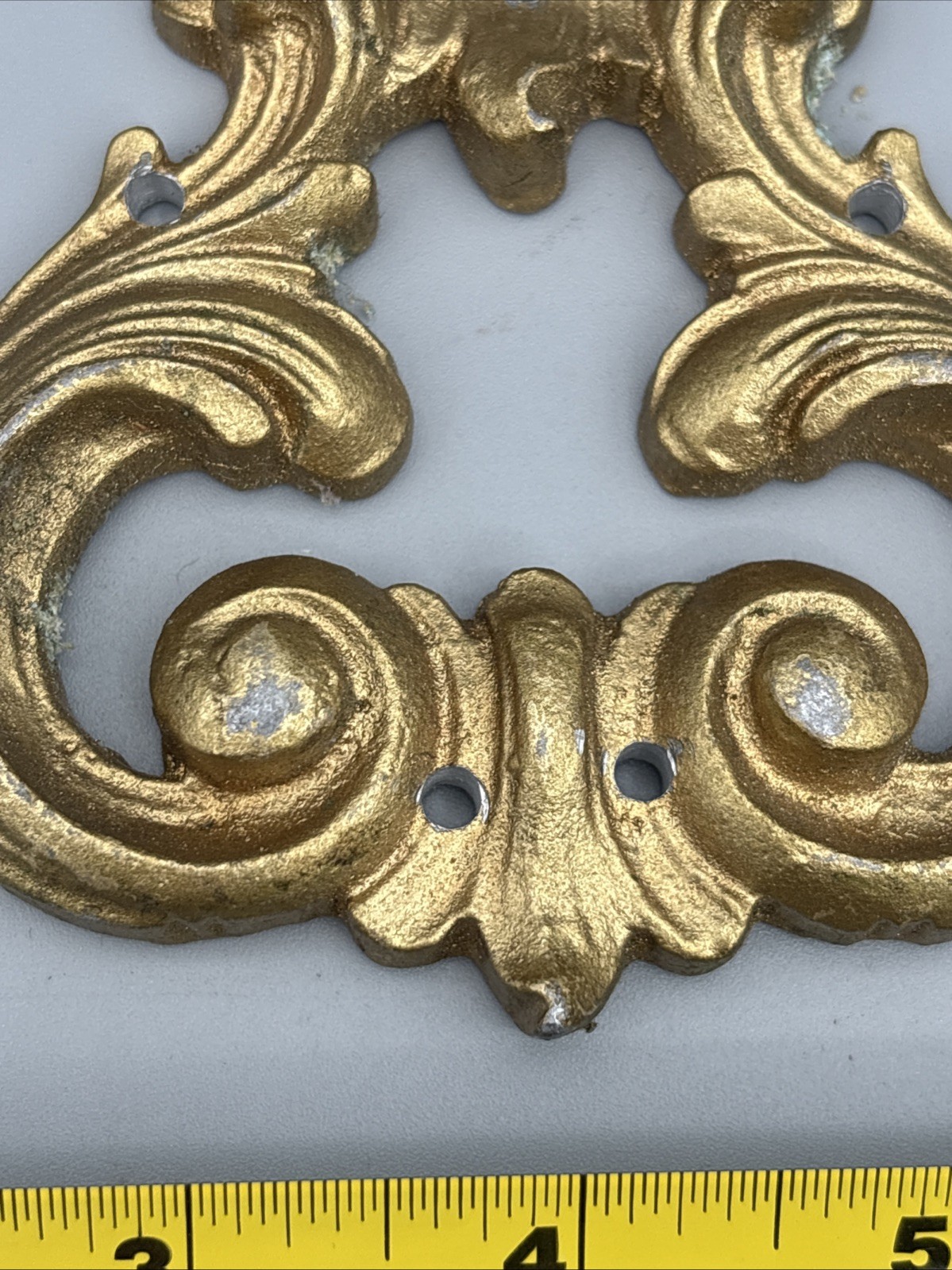 Vintage Brass Gold-tone Metal Decorative Wall Frame Accents - Lot of 8, 4 sets