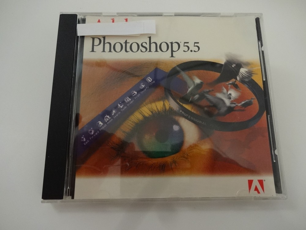 Adobe Photoshop 5.5 Windows EDUCATION VERSION with Manual and Install Code