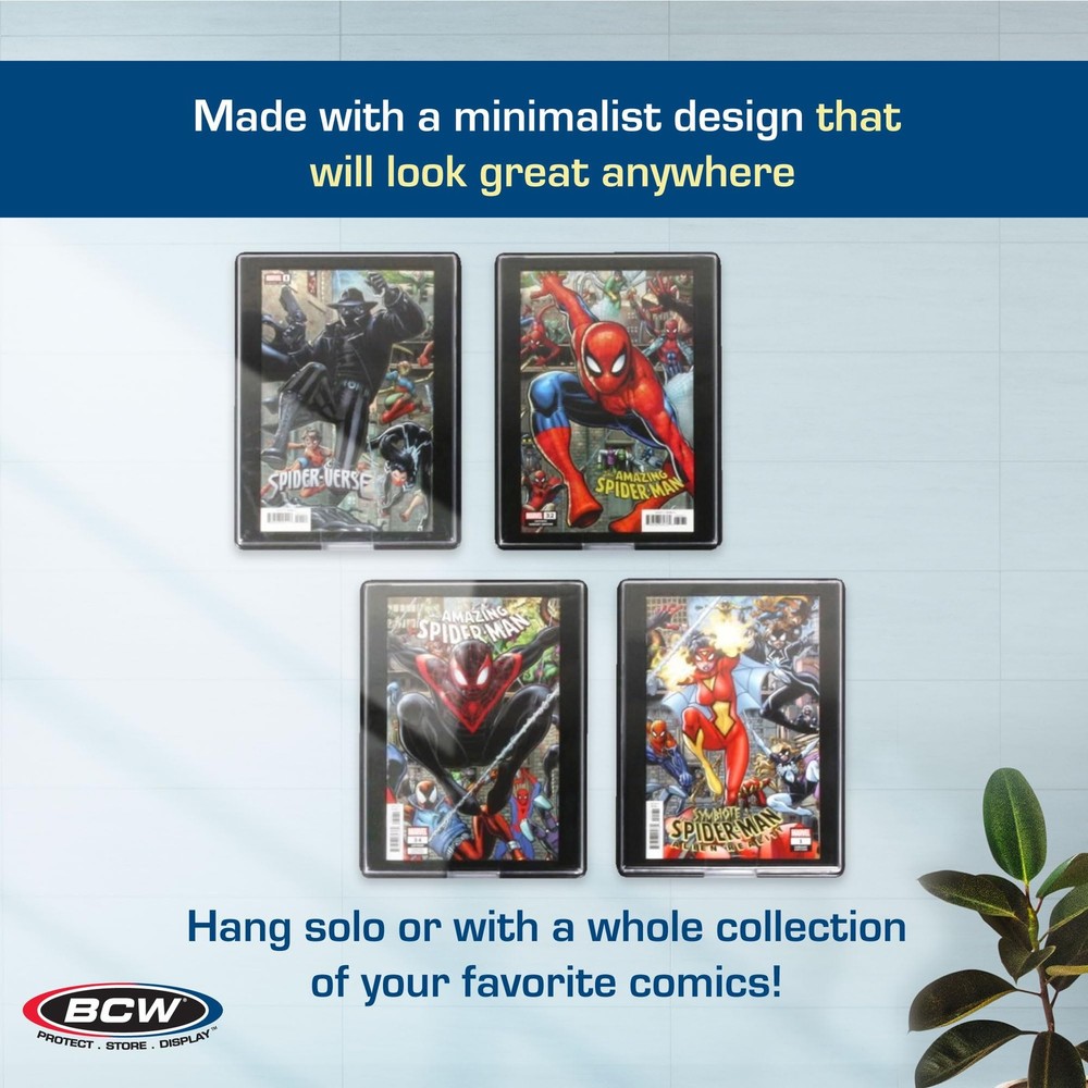 Comic Book Showcase Current Uv Protection Durable Easy Access Display Case