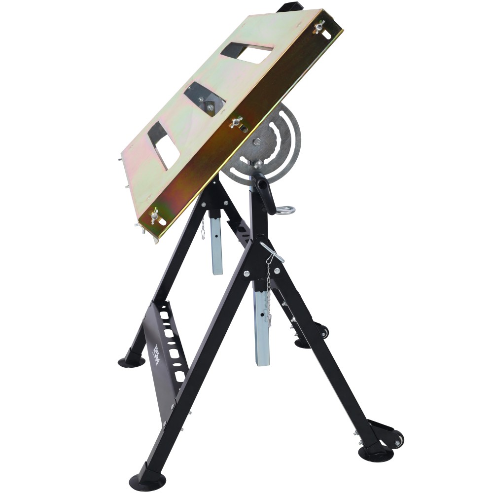 30"x20" Welding Table 400lbs - Steel Folding Workbench on Wheels Adjustable
