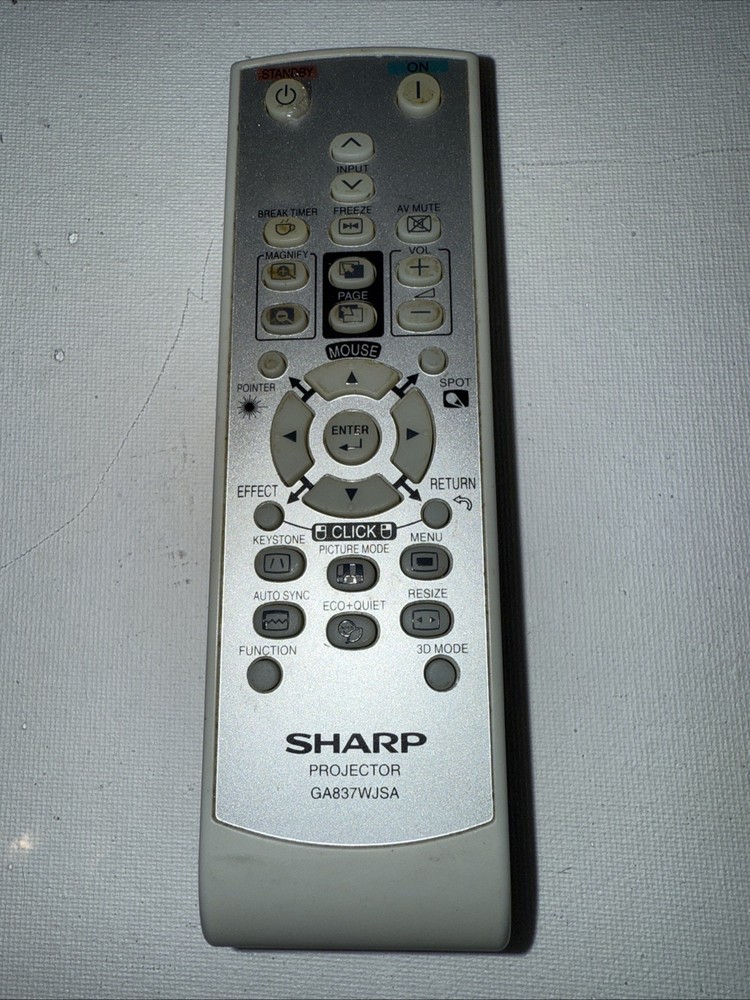Sharp Remote Control GA837WJSA PG-D3510X PG-D3510XL PG-D3550W