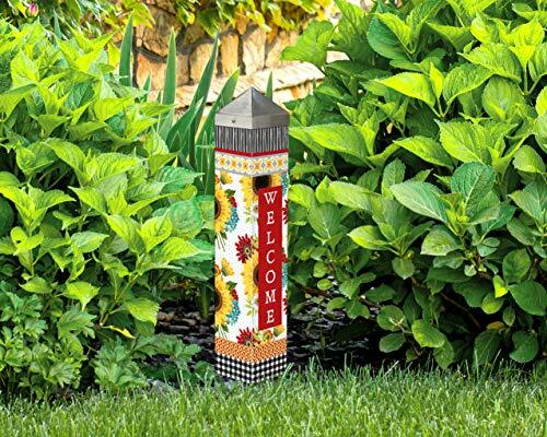 Studio M - 20" Art Pole - Sunflower Checks