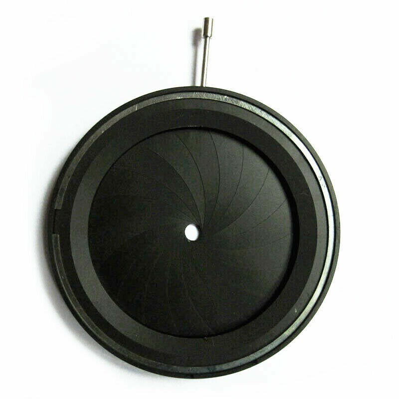 4-60mm Adjustable Iris Diaphragm Aperture Camera Microscope w Supporting Bracket