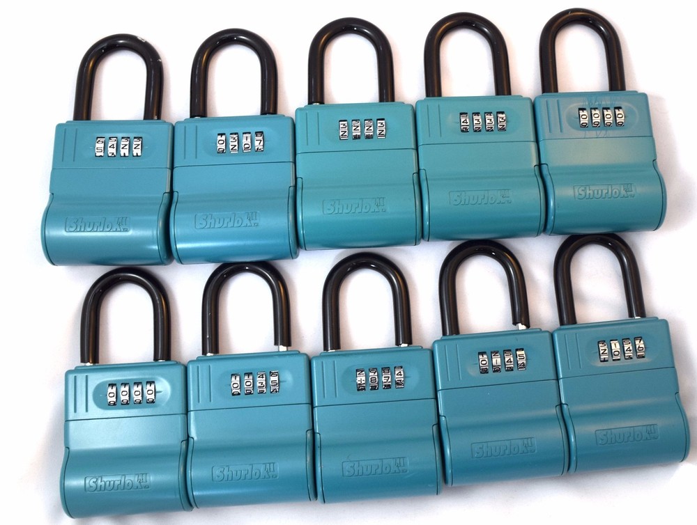 10 NEW Shurlok Key Storage Locks-- Lock Box Real Estate, Realtor Lockbox