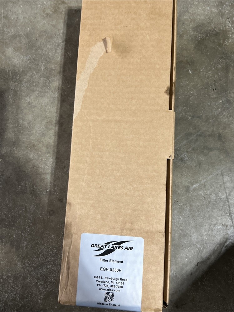 GREAT LAKES # EGH-0250-H HIGH EFFICIENCY COALESCING FILTER ELEMENT