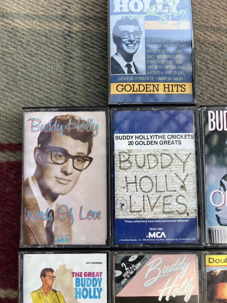 Buddy Holly cassette lot