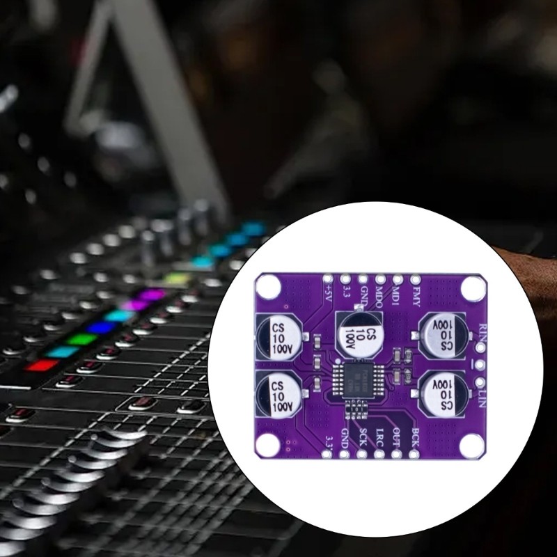PCM1808 Single Ended Input Board Integrated Stereo Decoding Amplifier Circuit